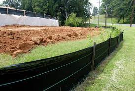 Silt Fence a technical textile used to protect water 