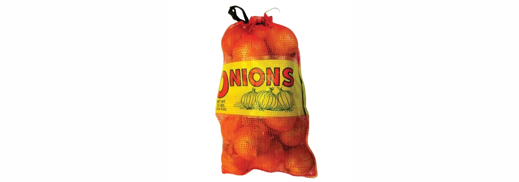 Mesh Bag used to store onions 